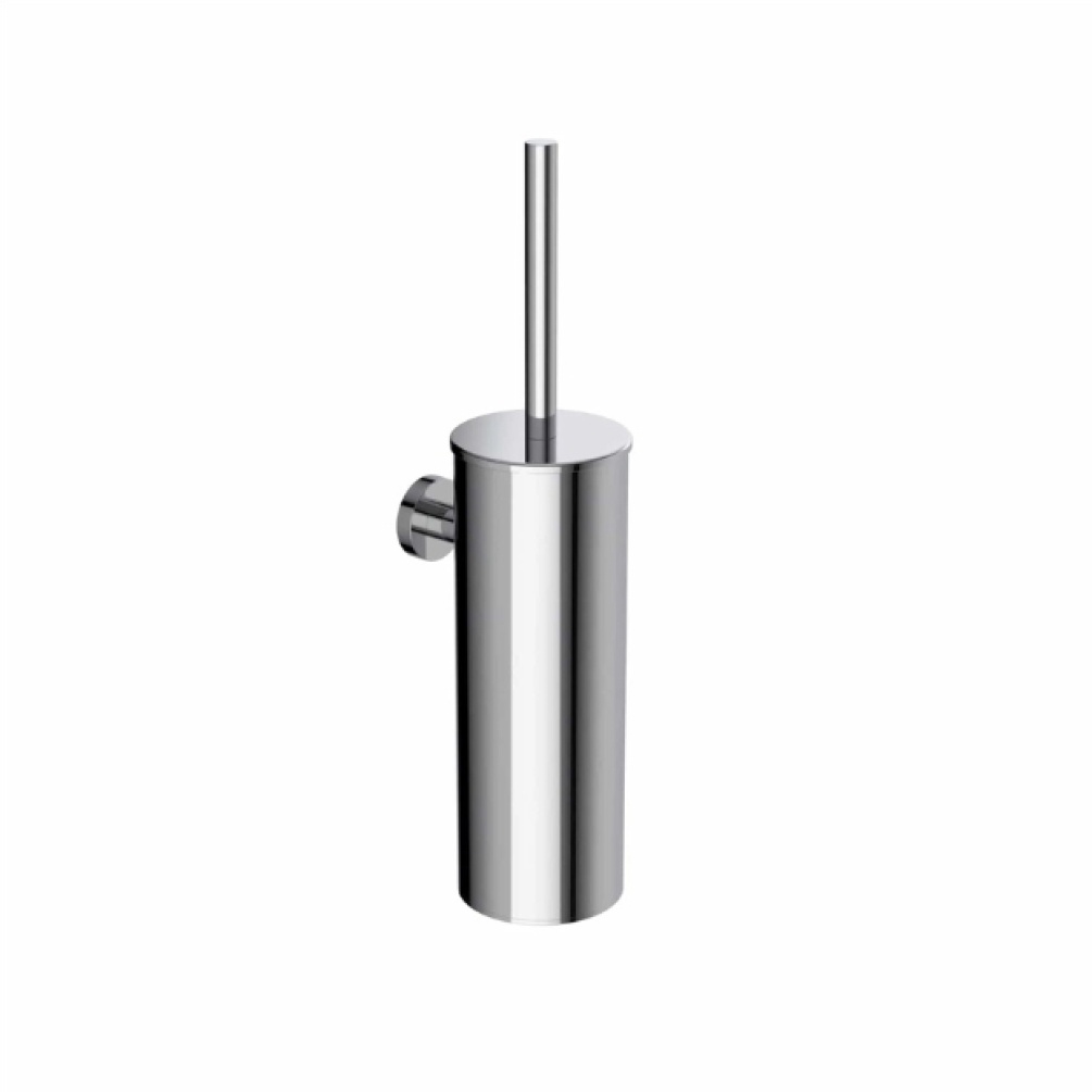 Cut out image of the Britton Hoxton 2.0 Chrome Toilet Brush Holder